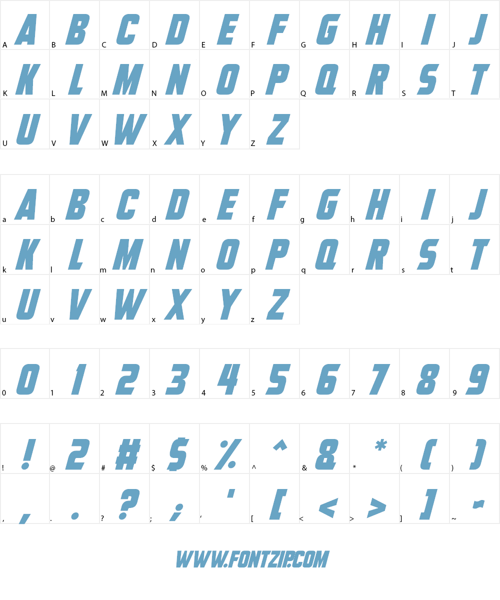 This Is The Future Font Character